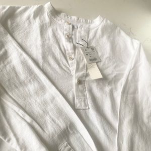 NWT Zara Men Longsleeve cotton shirt